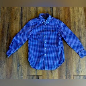 Ralph lauren boys dress shirt, purple plaid